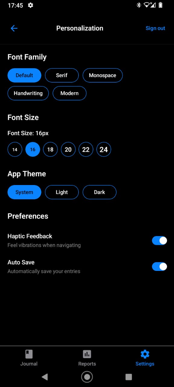 AI-Powered Journal featured screenshot